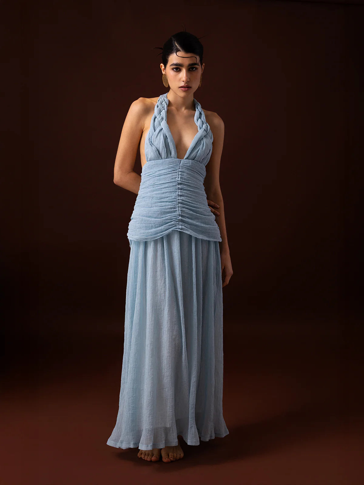Maxi Vestido Agua De Rio CASABELA MAXI VESTIDOS Malva CO