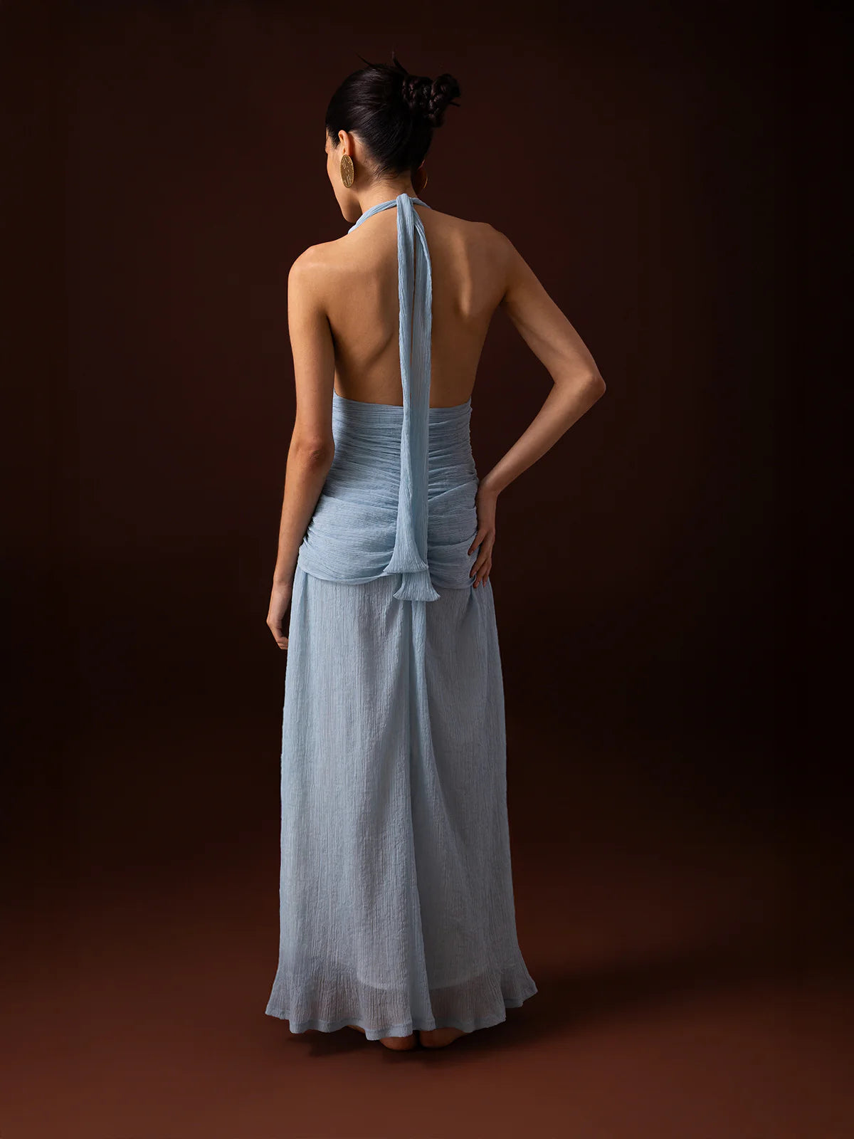 Maxi Vestido Agua De Rio CASABELA MAXI VESTIDOS Malva CO