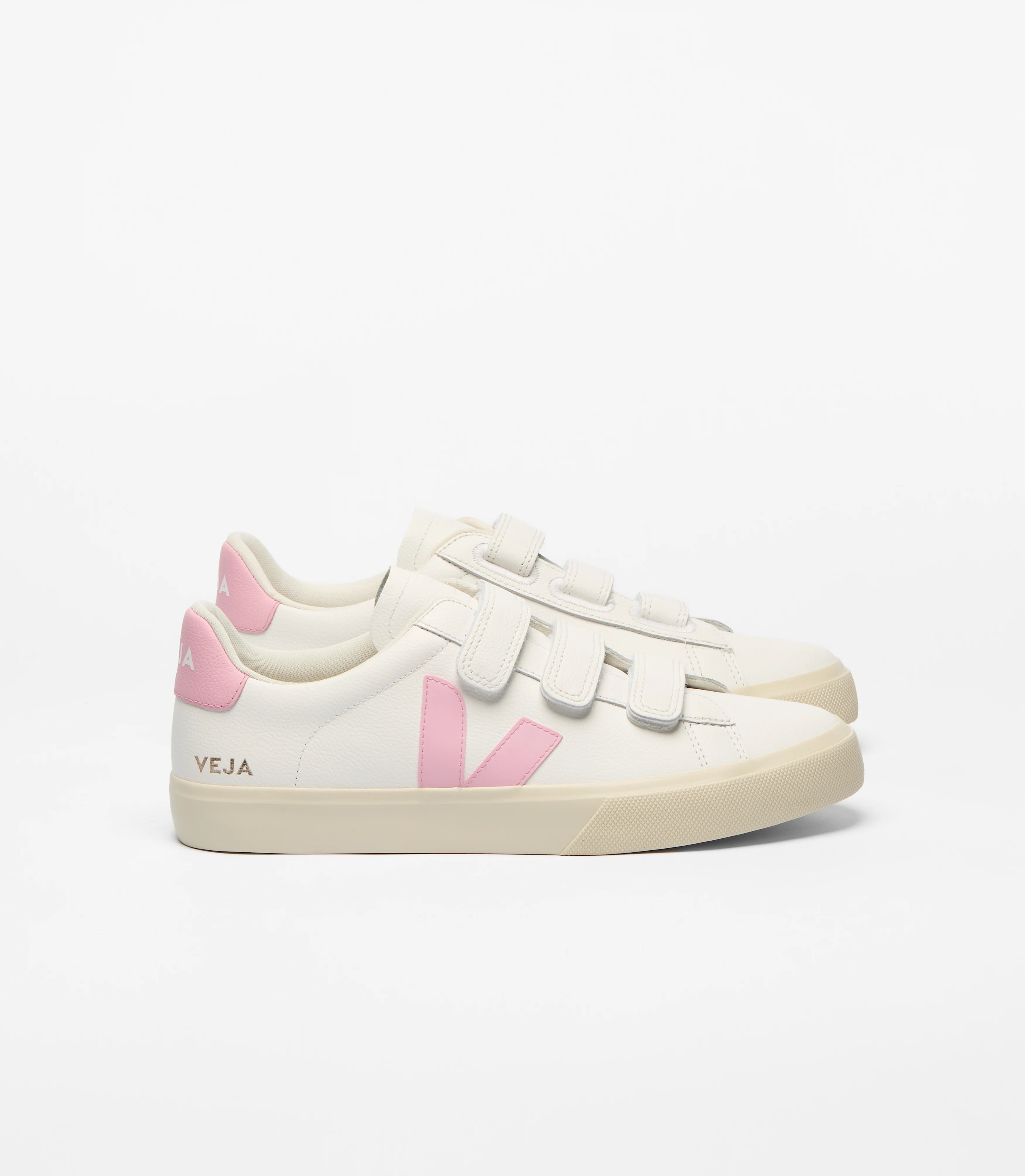 Tenis Veja De Mujer Cuero Recife Guimauve Blanco