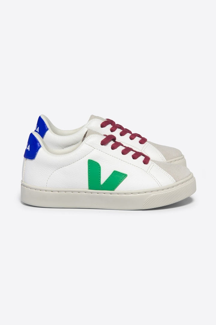 Tenis Veja Kids Esplar Leather White Leaf Paros