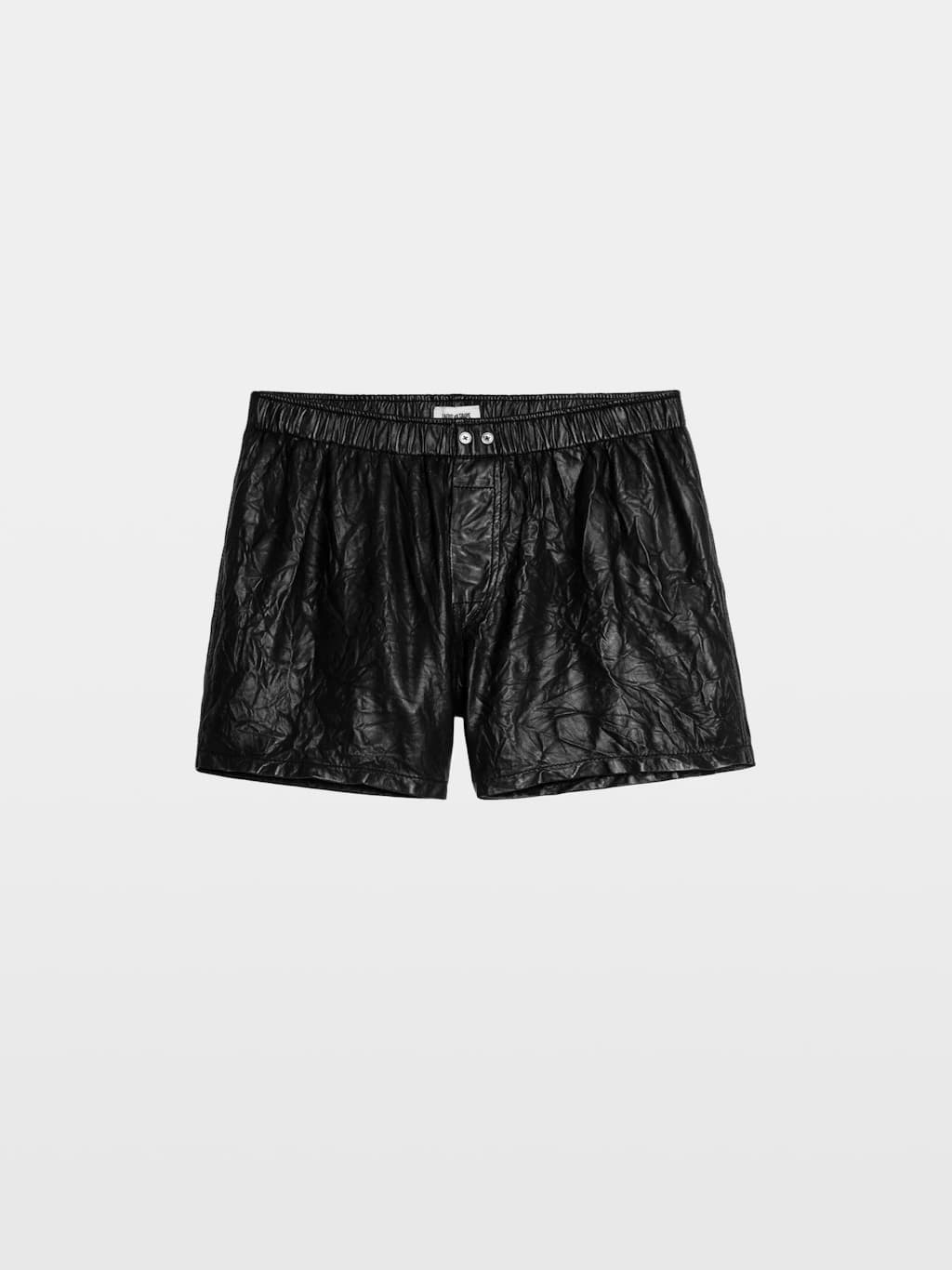 Short Pax Cuir Froisse Perm