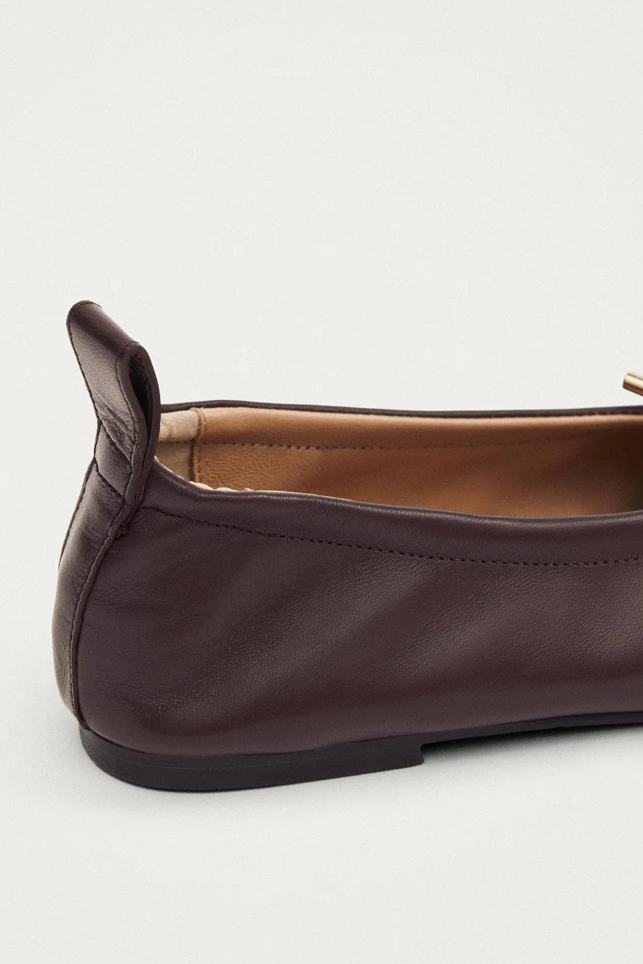 Baleta Alohas De Mujer Rosalind Leather Flats BALLERINAS Malva CO