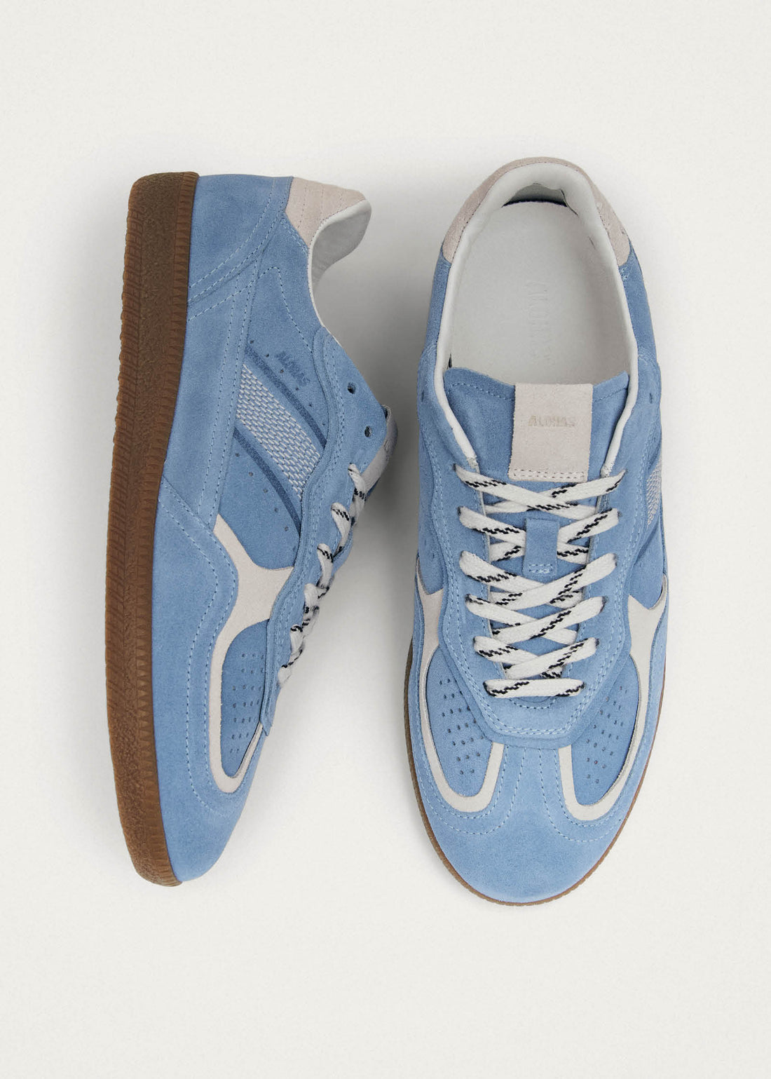 Tenis Alohas De Mujer Tb.490 Rife Cornflower Blue Cream Leather