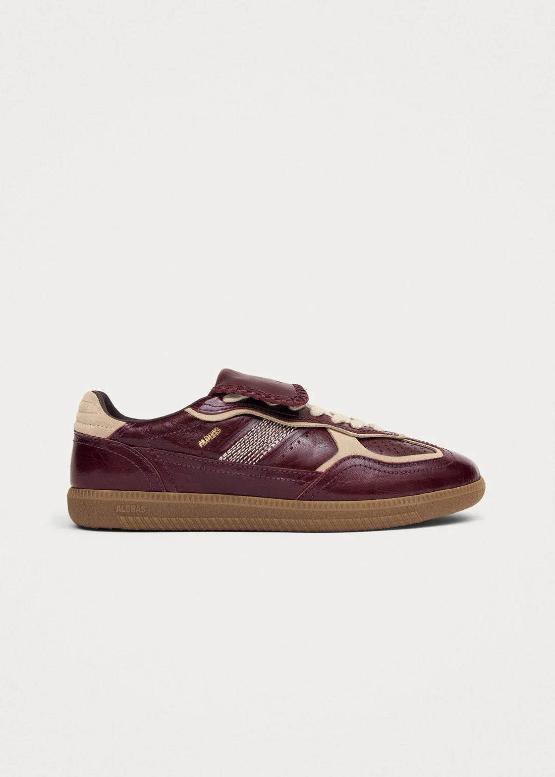 Tenis Alohas De Mujer Tb.490 Club Deep Burgundy Patent Leather