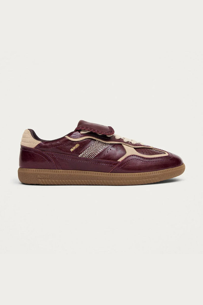 Tenis Alohas De Mujer Tb.490 Club Deep Burgundy Patent Leather