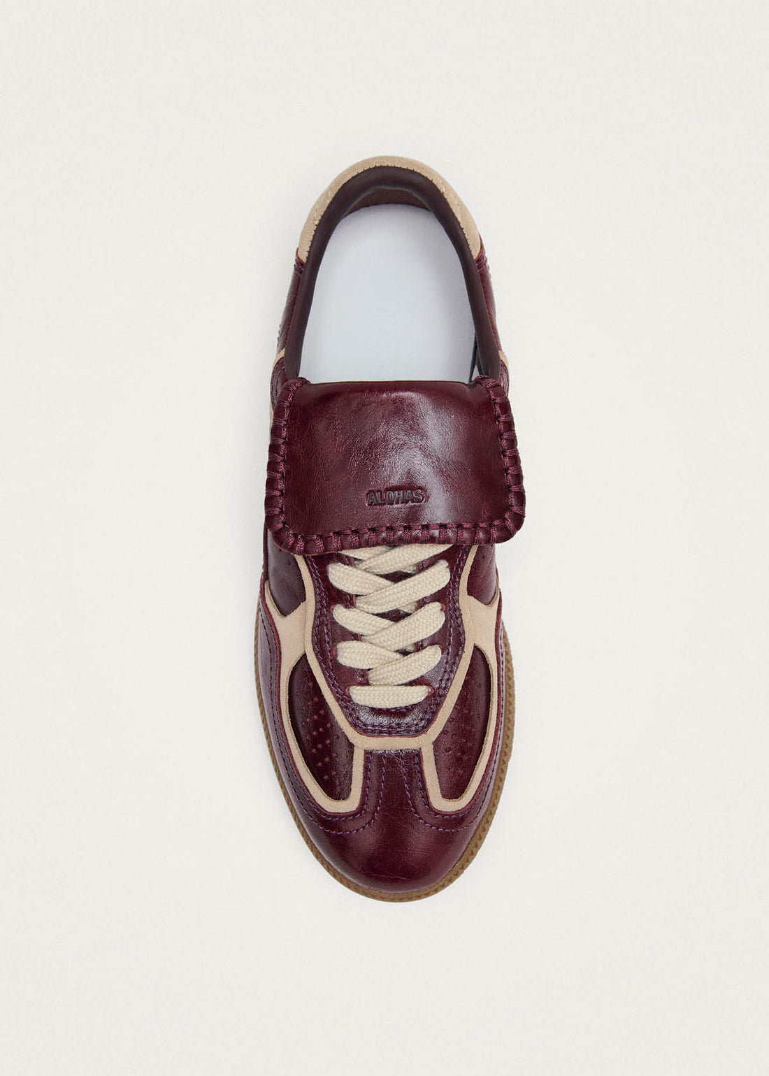 Tenis Alohas De Mujer Tb.490 Club Deep Burgundy Patent Leather
