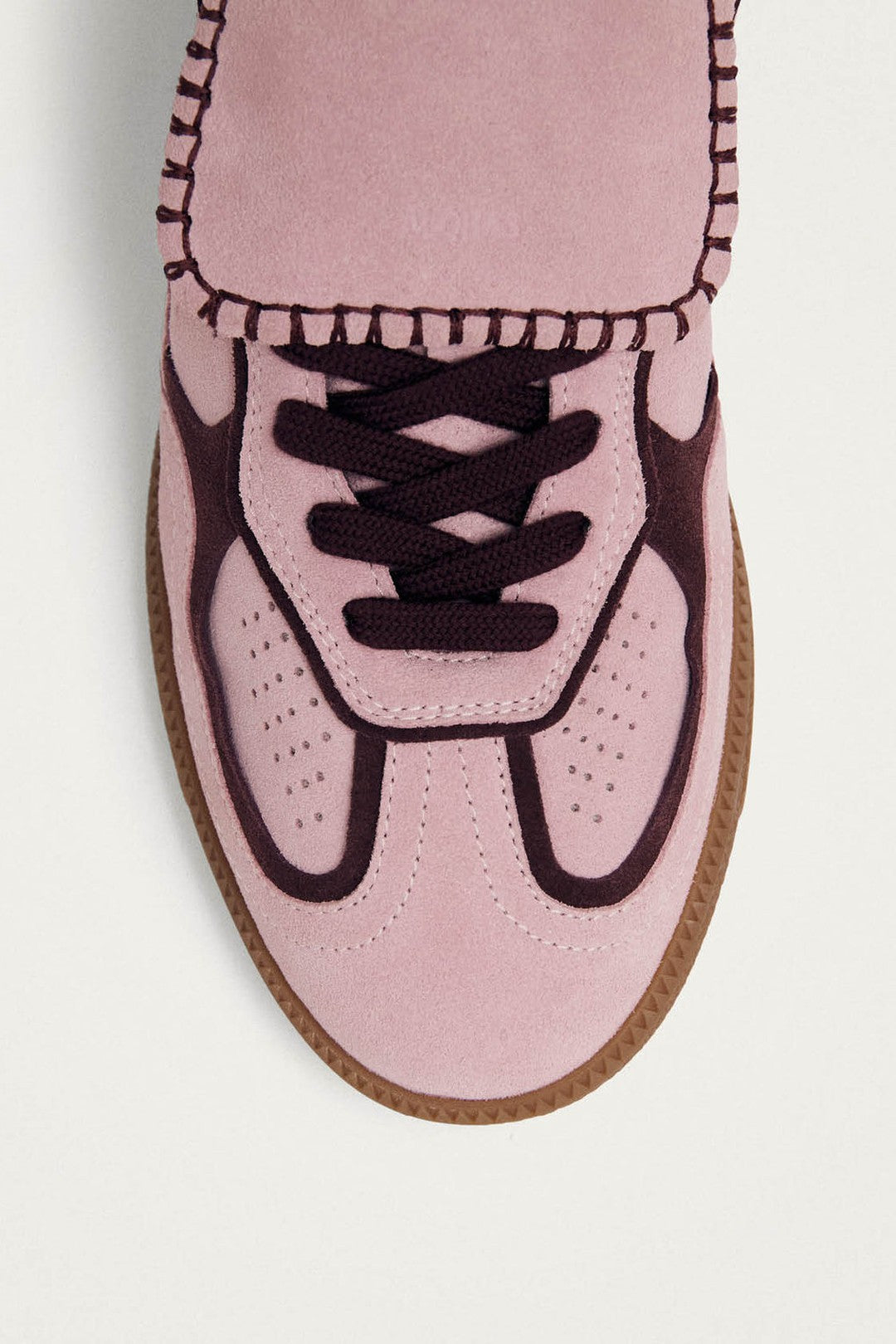 Tenis Alohas De Mujer Tb.490 Club Suede Pink Leather TENIS Malva CO