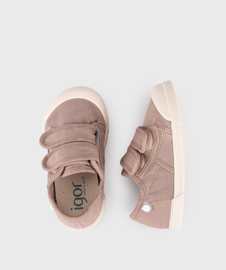 Zapatos Lona Velcro 390