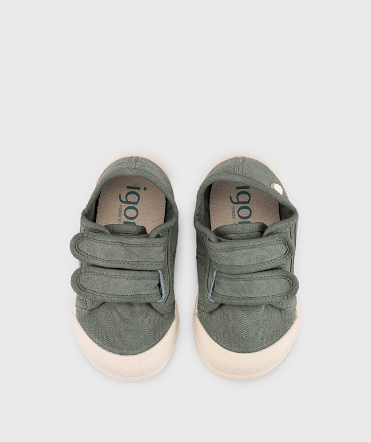 Zapatos Lona Velcro 042 IGOR CALZADO Malva CO