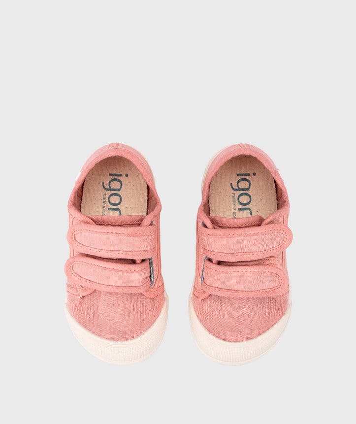 Zapatos Lona Velcro 383 IGOR CALZADO Malva CO