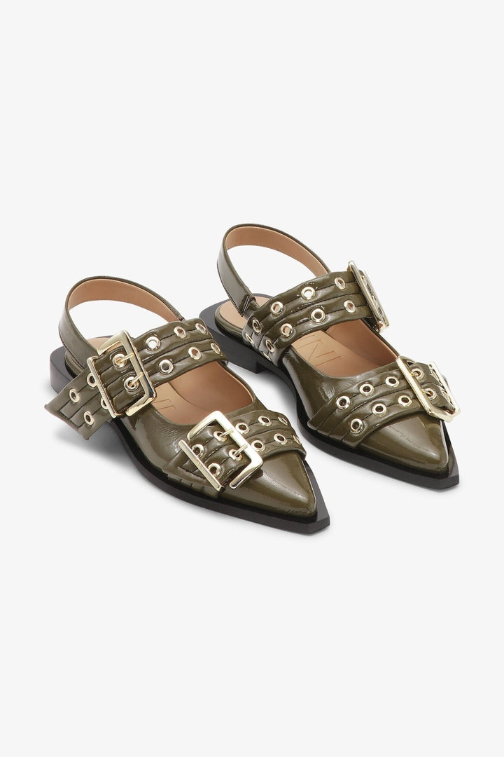 Ballerinas Femeninas con Hebilla