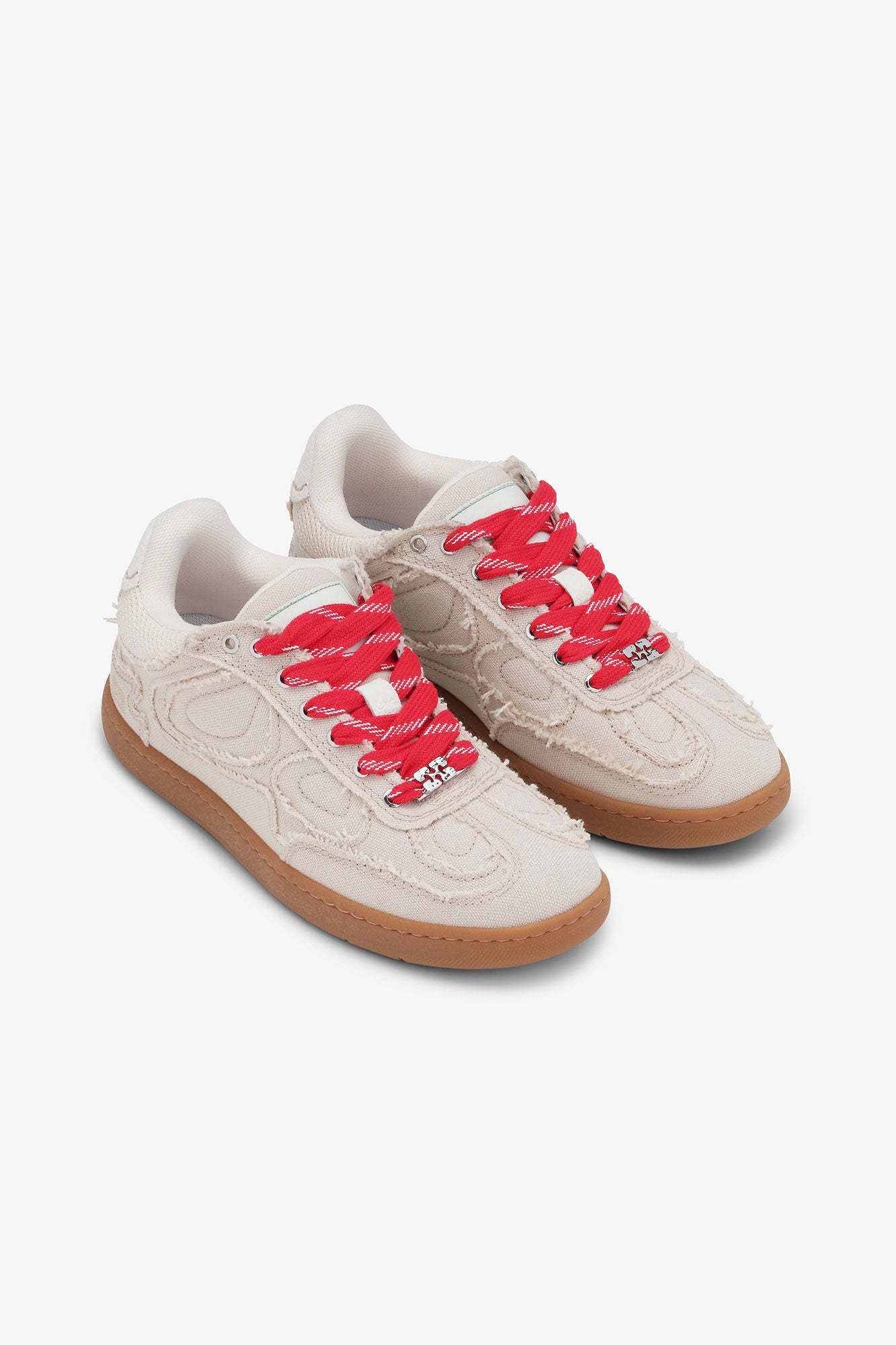 Tenis Ganni 08 Canvas Raw Edge