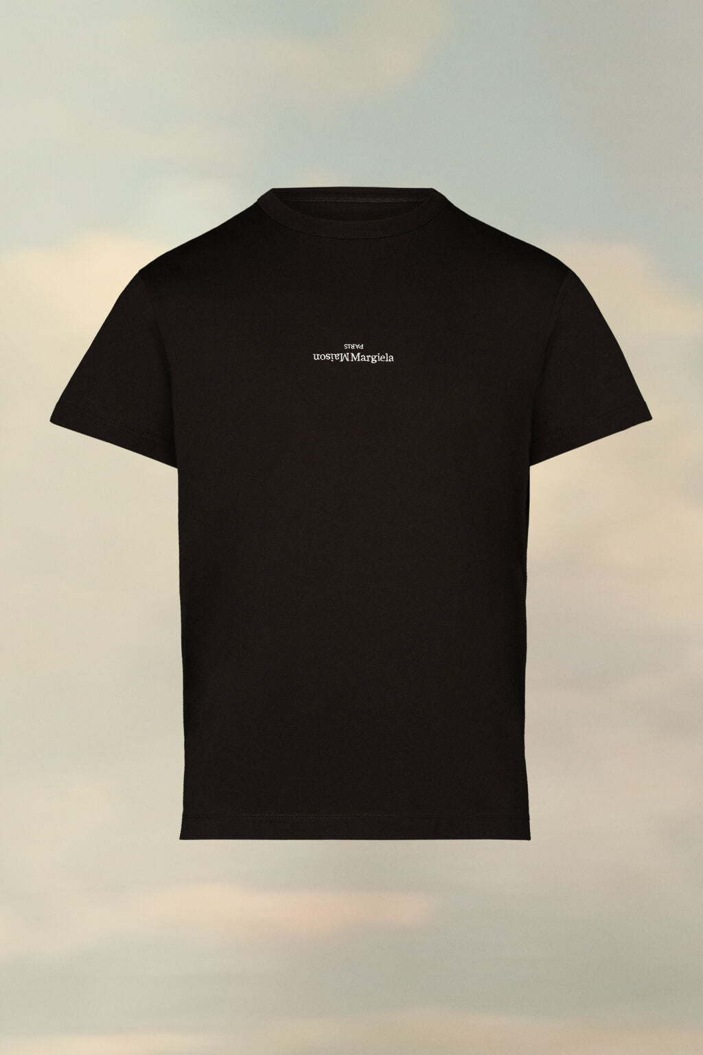 Camiseta Con Logotipo Distorsionado