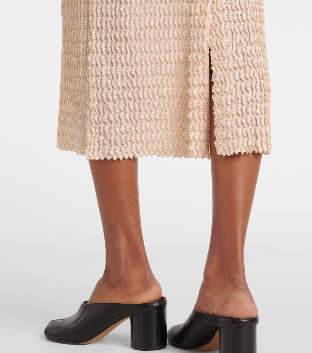 Midi Falda De Punto