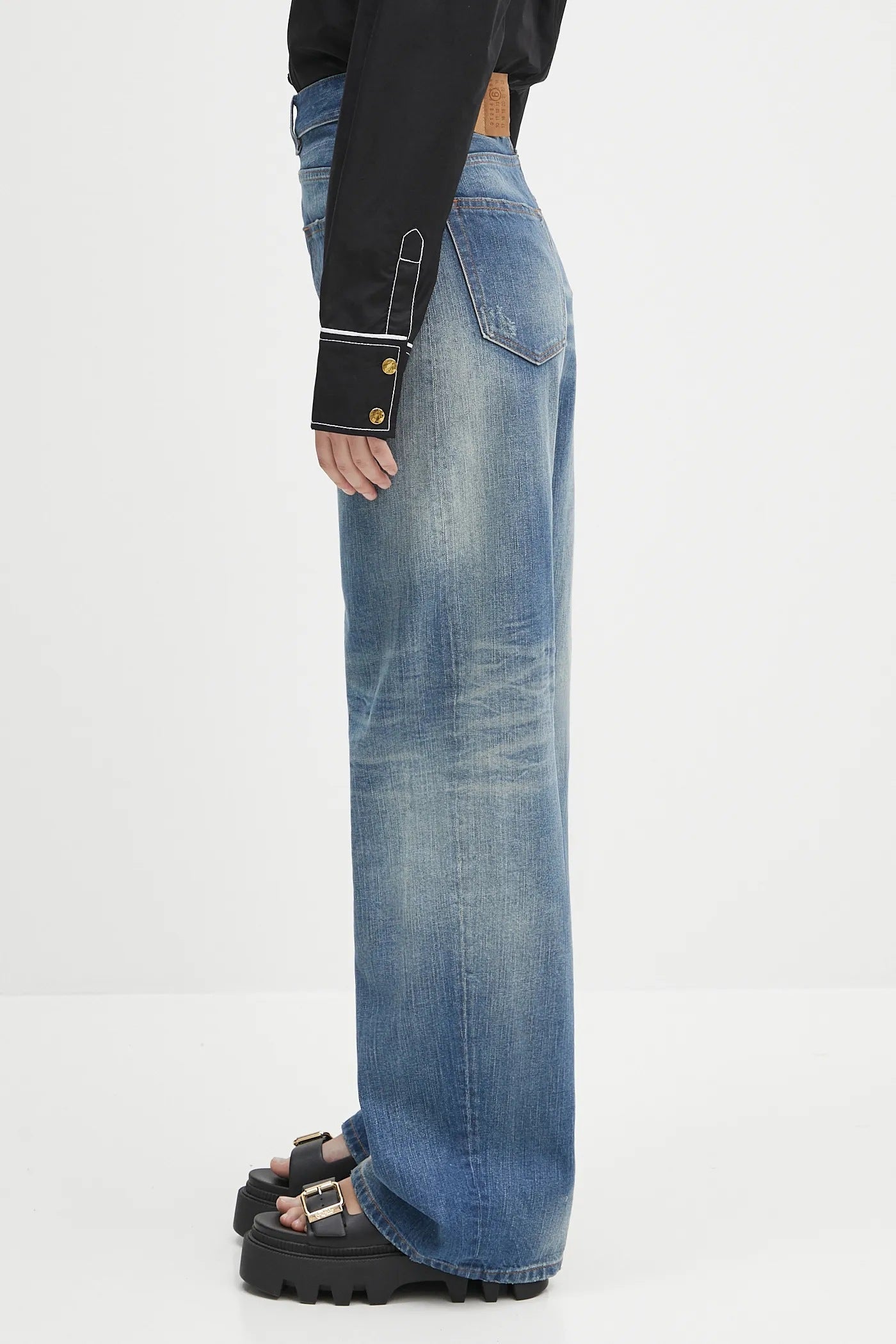 Jeans Twist Wide Leg 5 Pockets