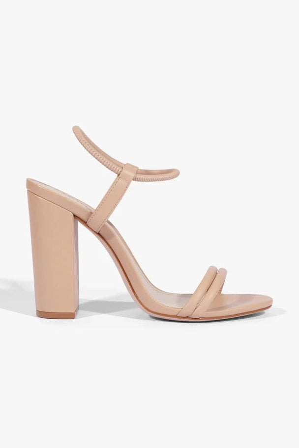 Sandalia De Piel Beige Gimenez