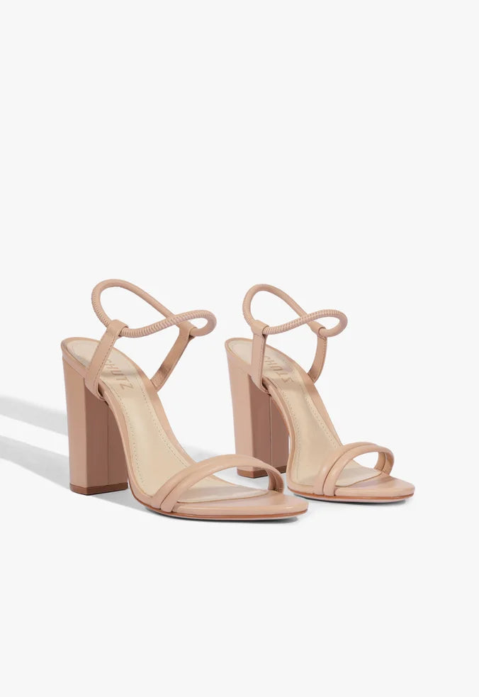 Sandalia De Piel Beige Gimenez