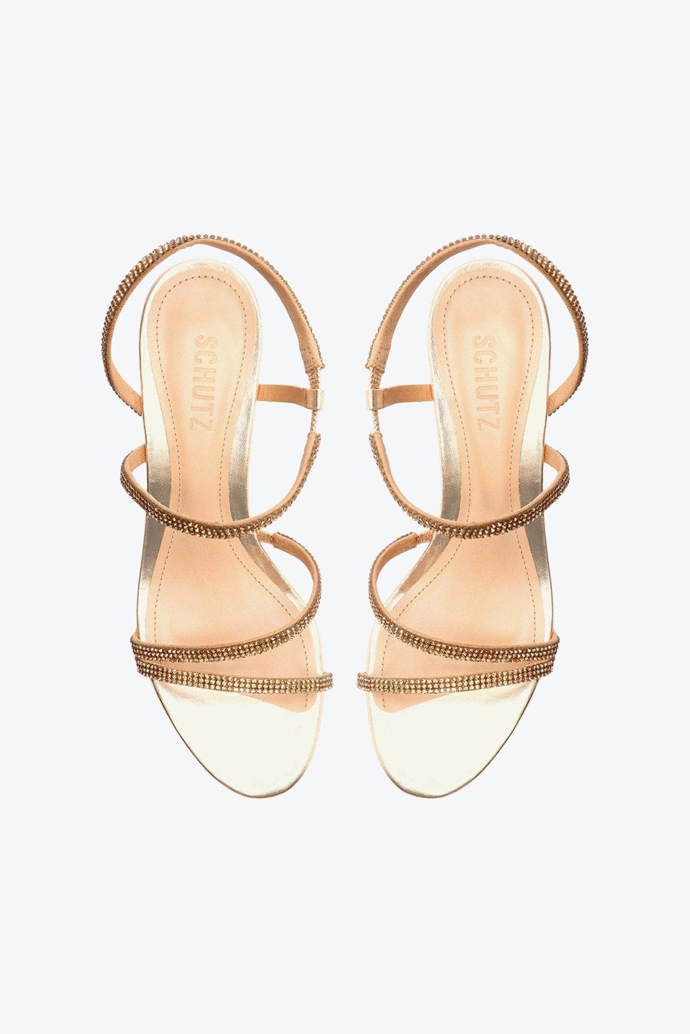 Sandalias Mariah Dourada SCHUTZ SANDALIAS Malva CO