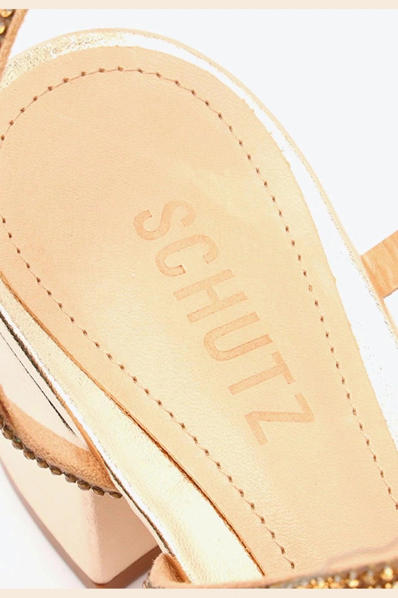 Sandalias Mariah Dourada SCHUTZ SANDALIAS Malva CO