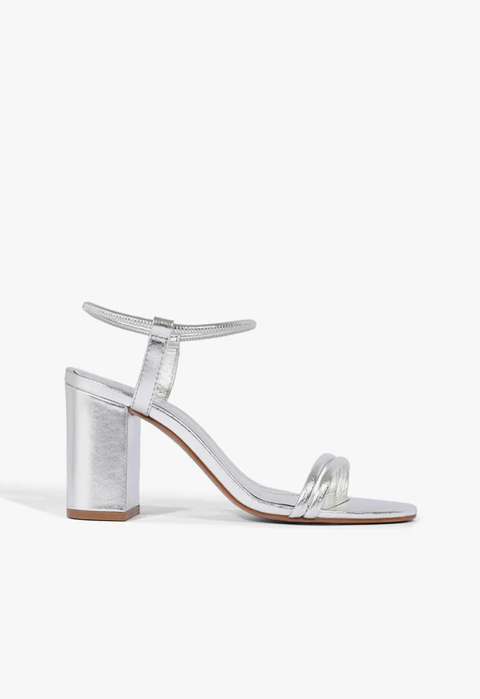 Sandalias Gimenez Medio Plateado