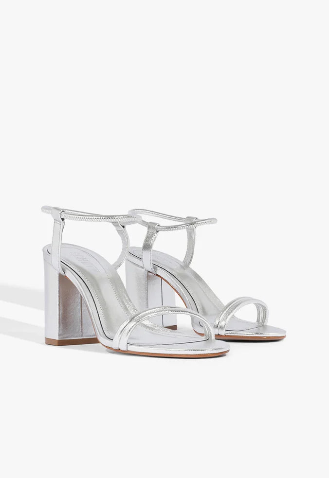 Sandalias Gimenez Medio Plateado