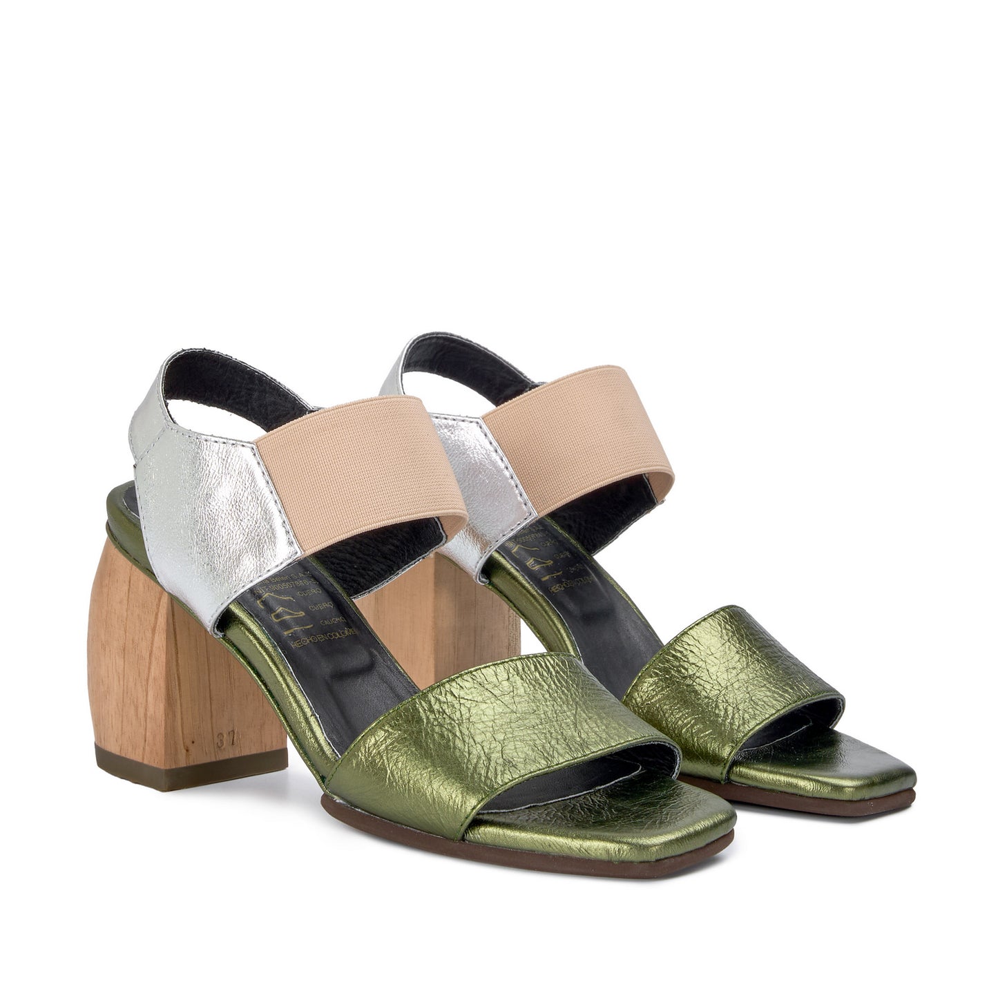 Sandalia Letrista Green