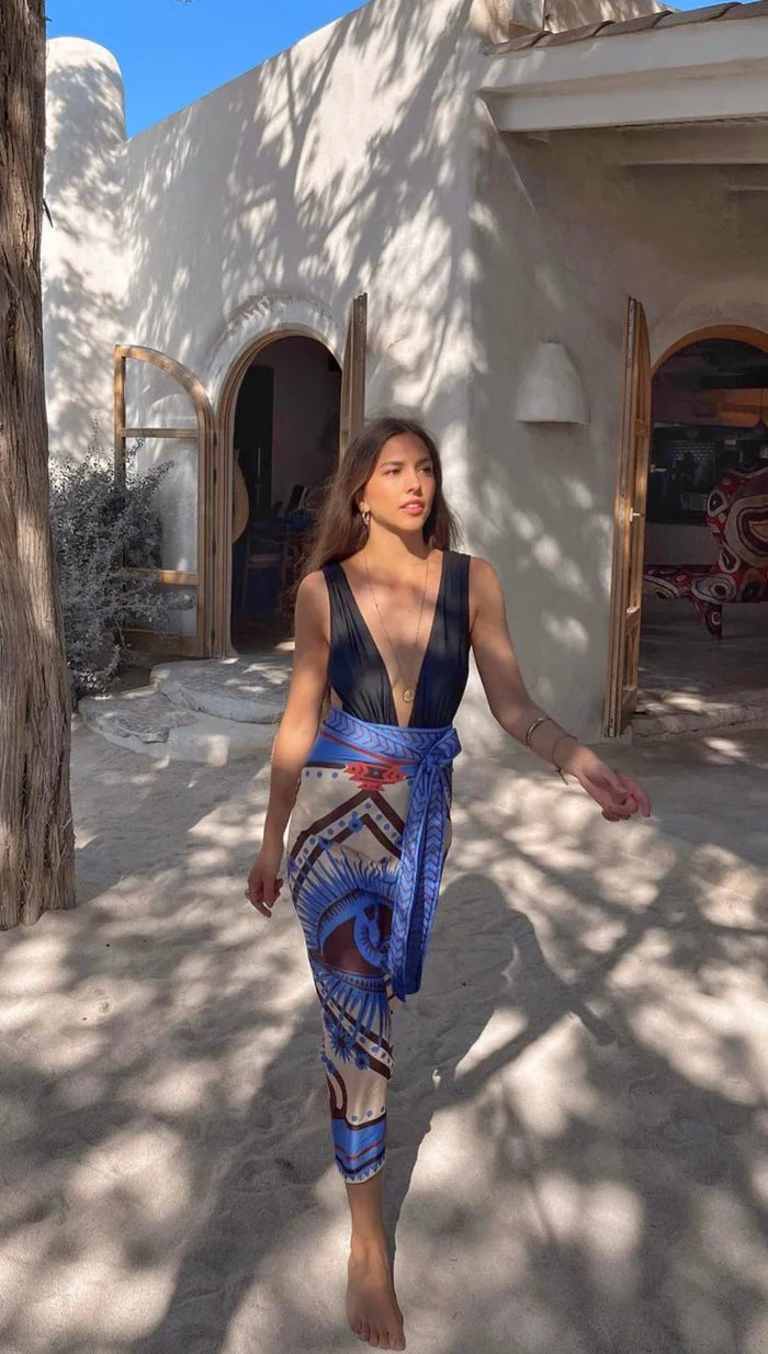 Falda Vestido Sari Nazar PLISSE FALDAS Malva CO