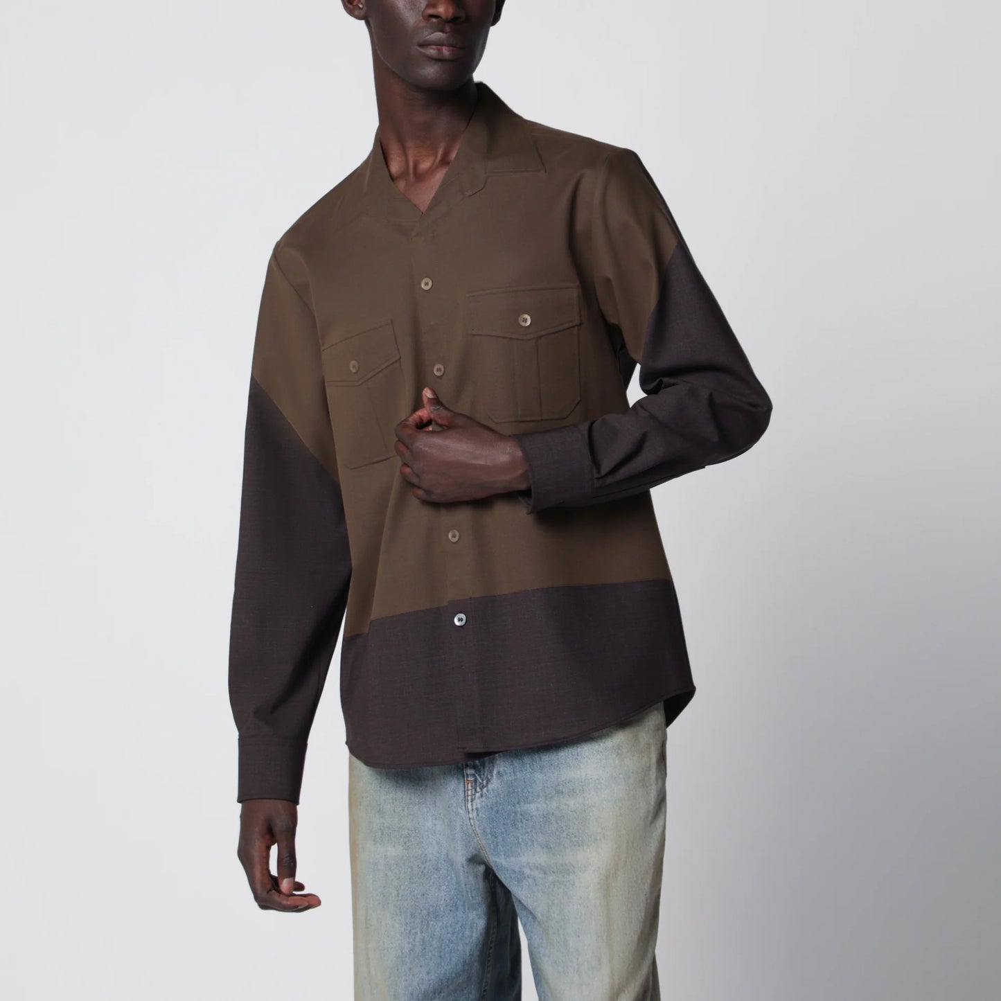 Camisa Bicolor