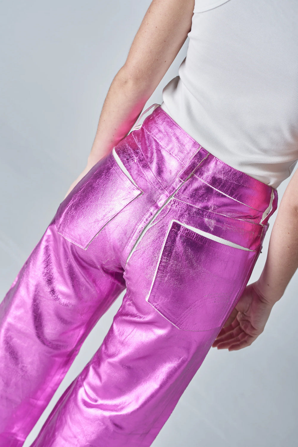 Jean Shiny Wide 009