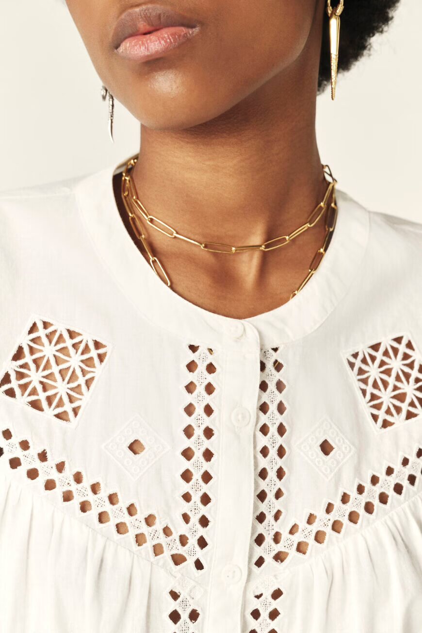 Blusa Lirkin BA&SH BLUSAS Malva CO