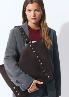 Bolso Shopper Tachas Bolas