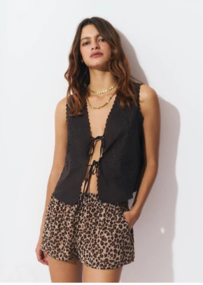 Short Estampado Animal