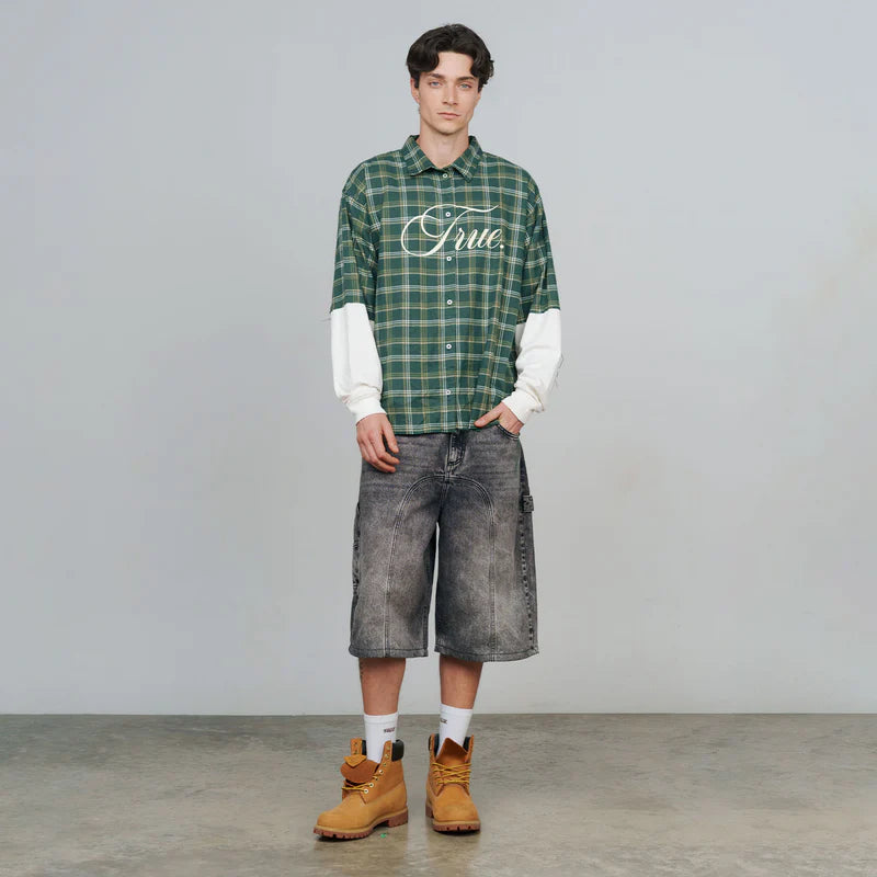Pantalones Cortos Vaqueros Con Cortes Negro TRUE SHORTS & BERMUDAS Malva CO