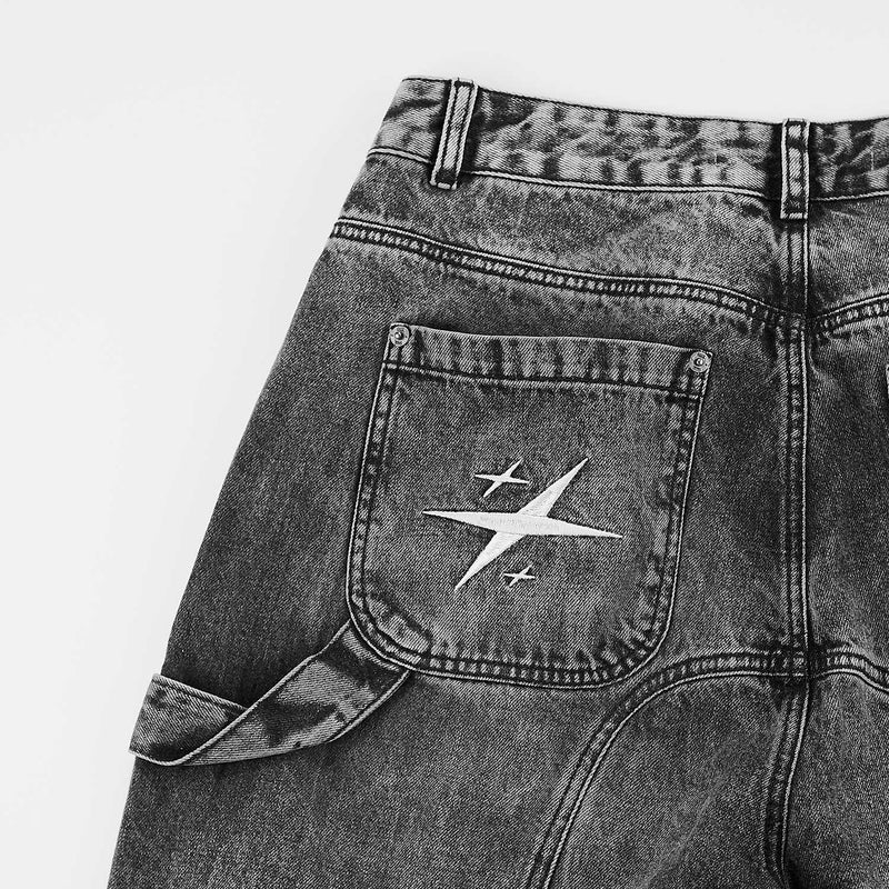 Pantalones Cortos Vaqueros Con Cortes Negro TRUE SHORTS & BERMUDAS Malva CO