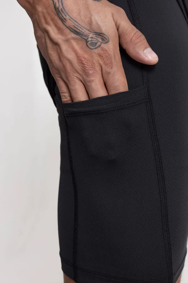Shorts Snap Negro REMANENCE SHORTS Malva CO