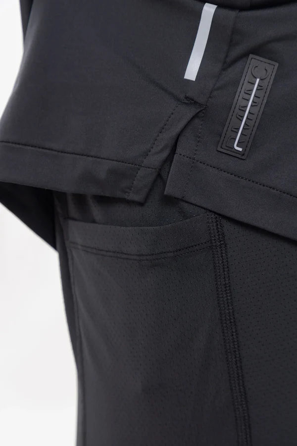 Shorts Snap Negro REMANENCE SHORTS Malva CO