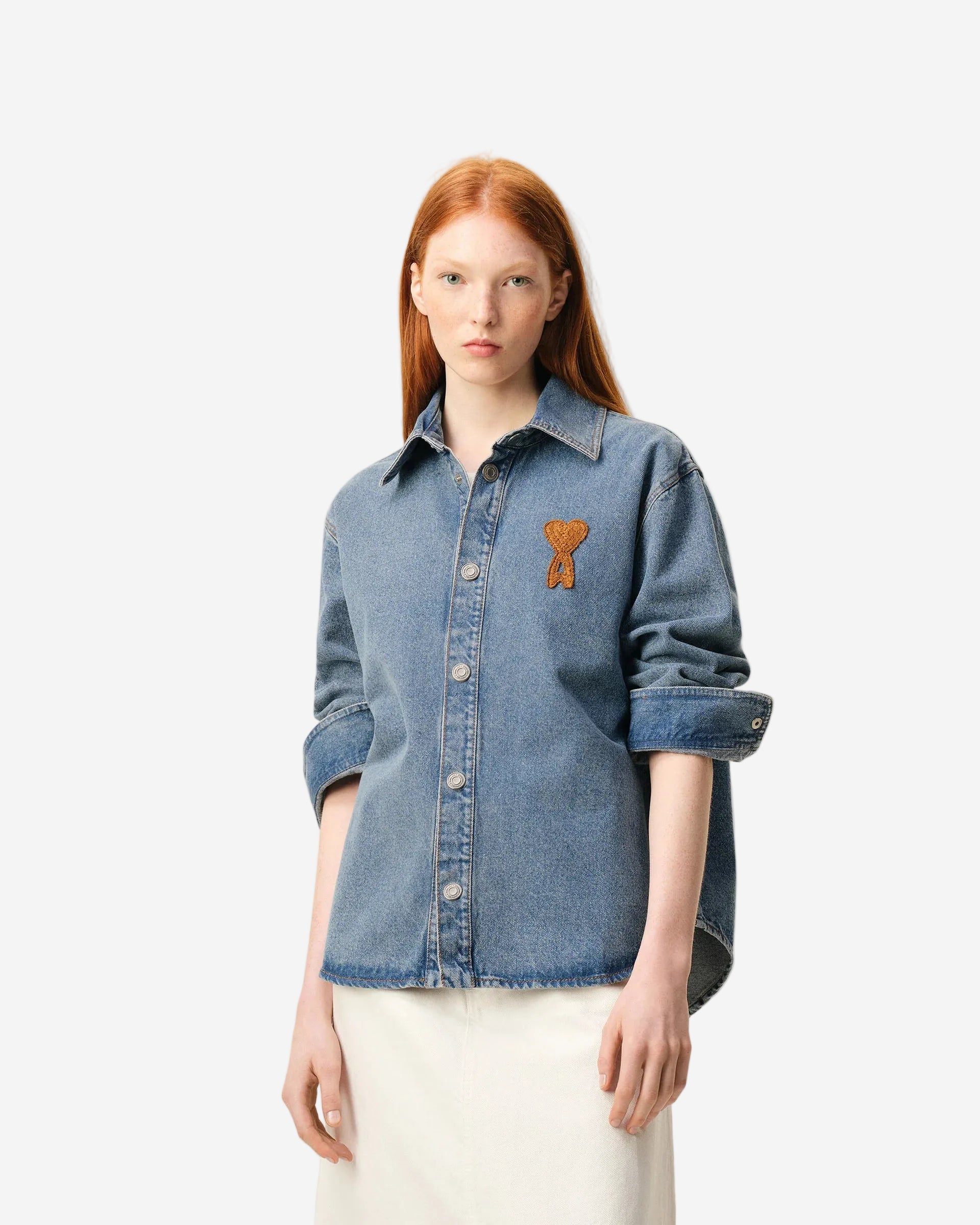 Camisa De Punto Azul De Algodón Ami De Coeur CAMISAS Malva CO