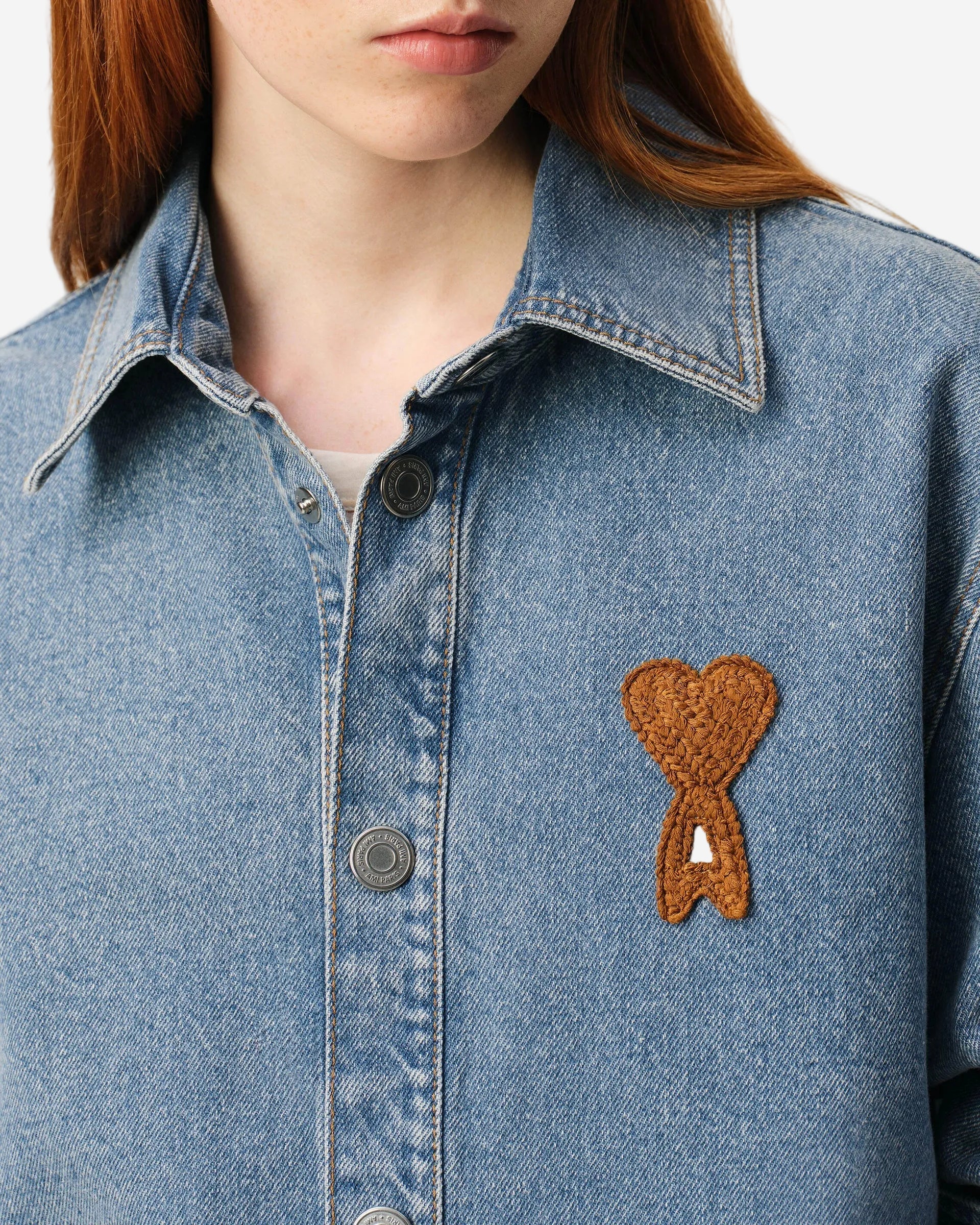 Camisa De Punto Azul De Algodón Ami De Coeur CAMISAS Malva CO
