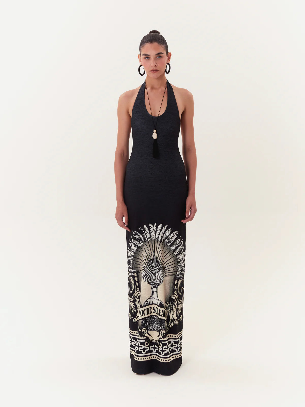 Maxi Vestido Halter Solar