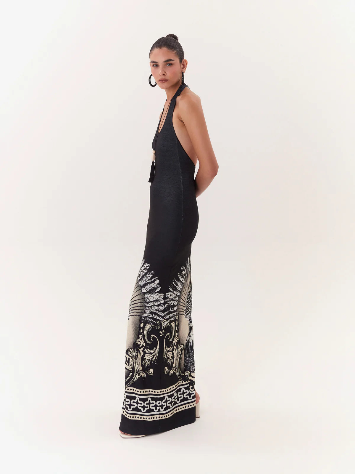 Maxi Vestido Halter Solar