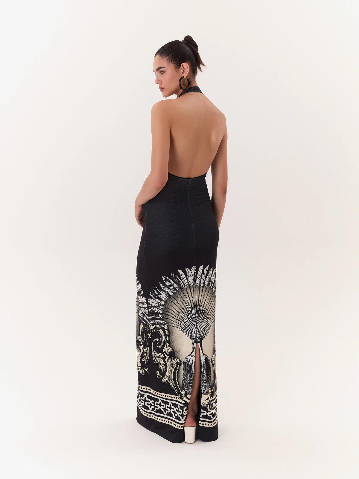 Maxi Vestido Halter Solar
