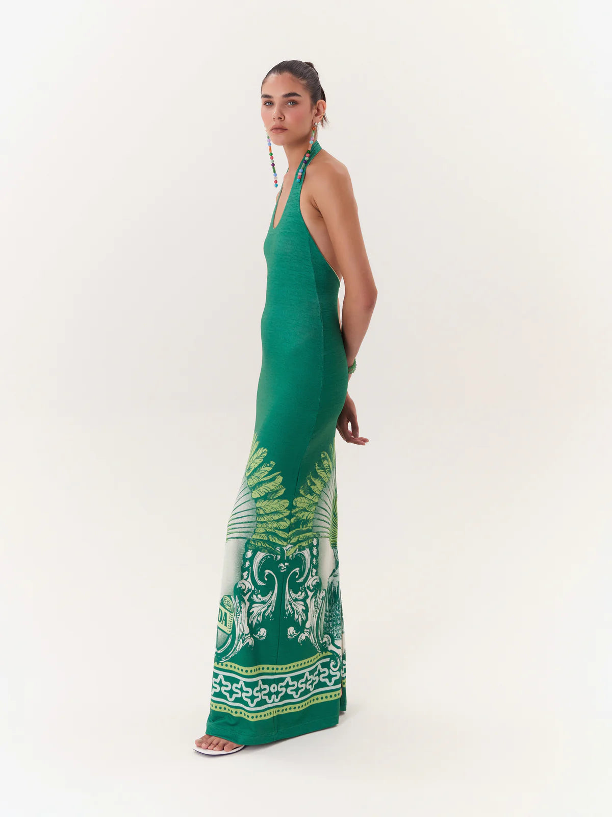 Maxi Vestido Halter Solar