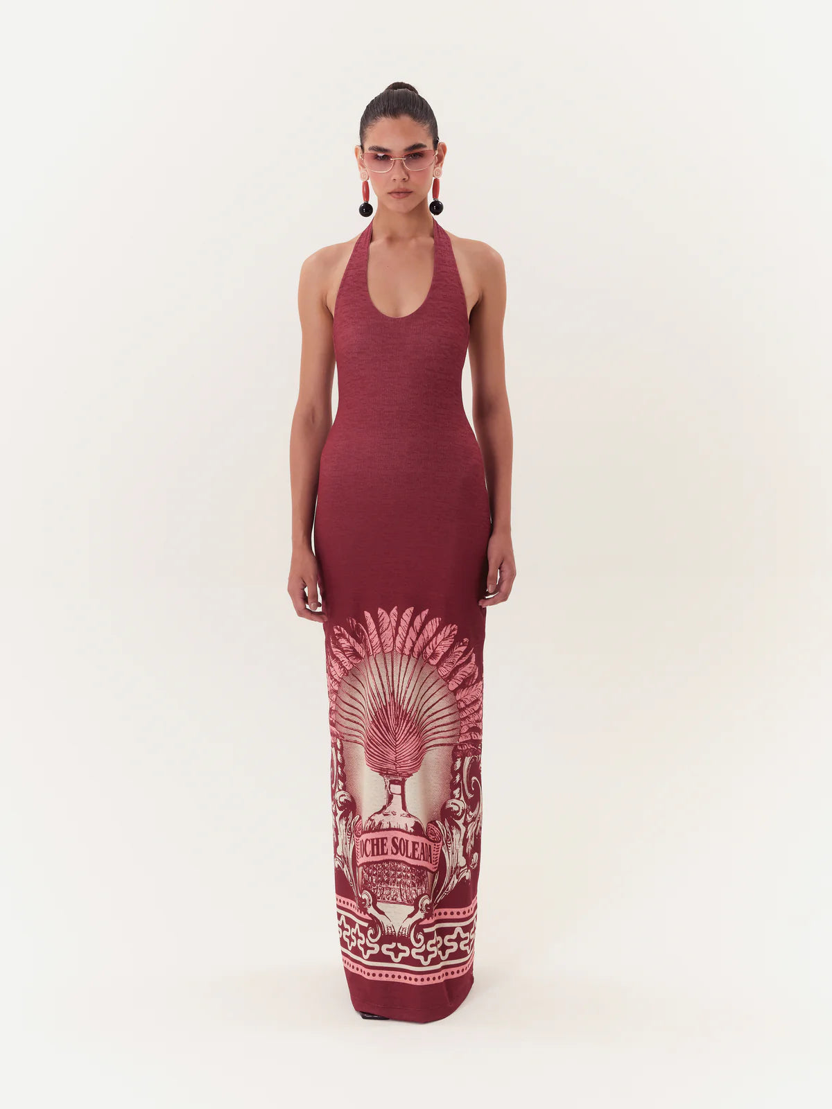 Maxi Vestido Halter Solar