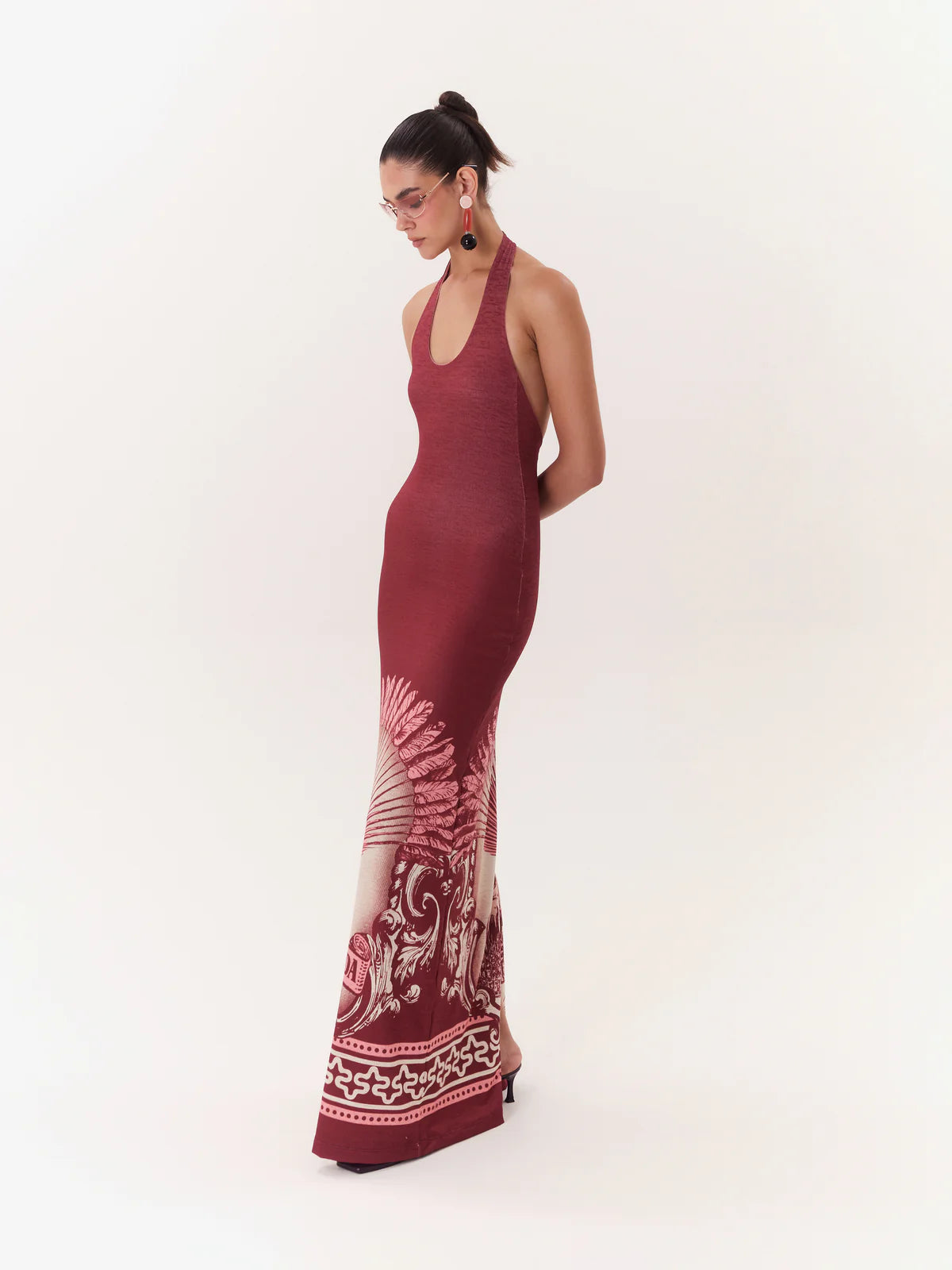 Maxi Vestido Halter Solar