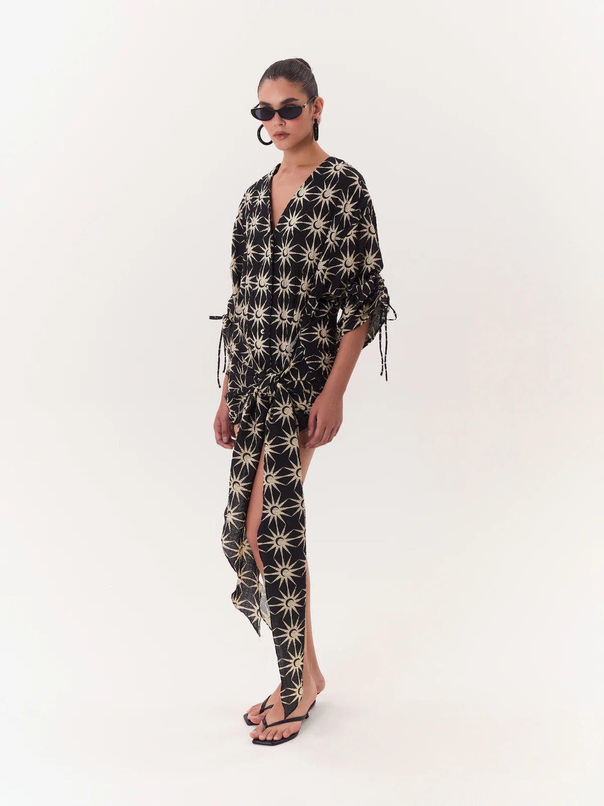 Mini Vestido Wrap Solar
