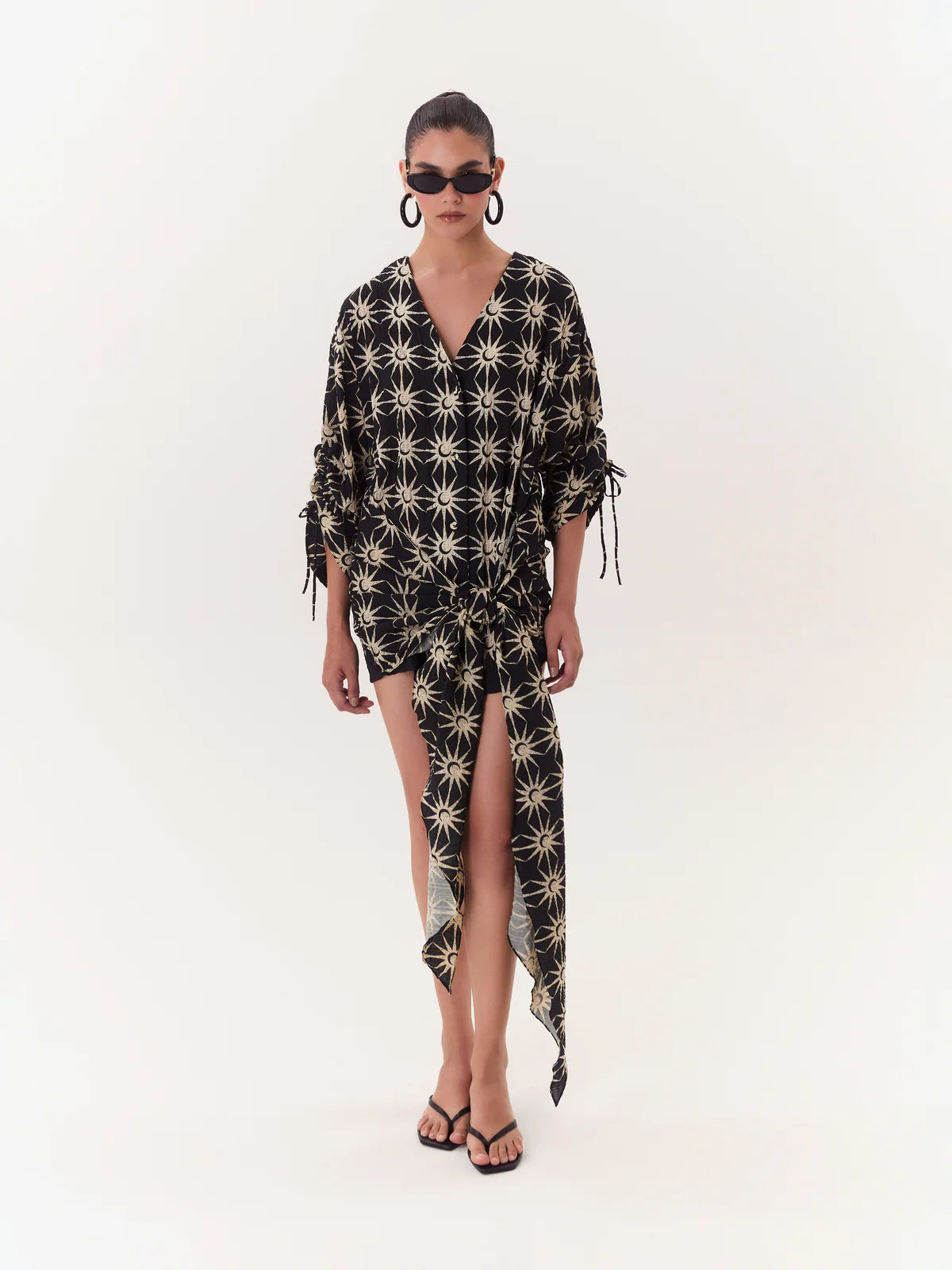 Mini Vestido Wrap Solar