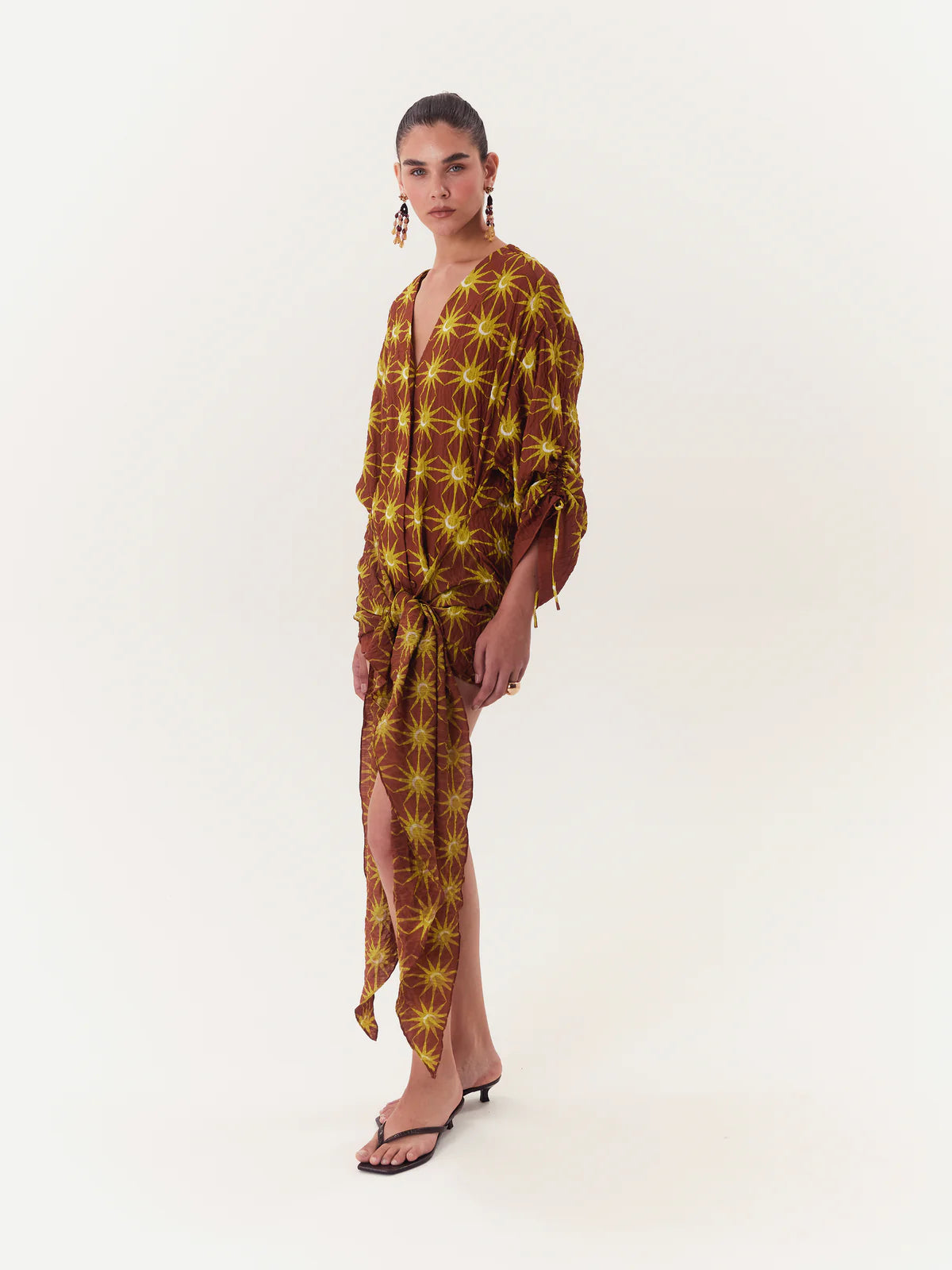 Mini Vestido Wrap Solar
