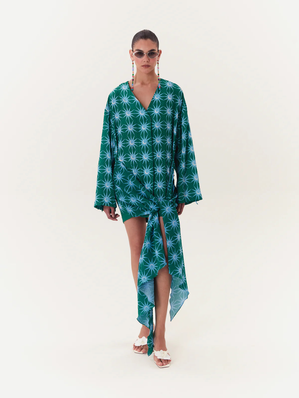 Mini Vestido Wrap Solar
