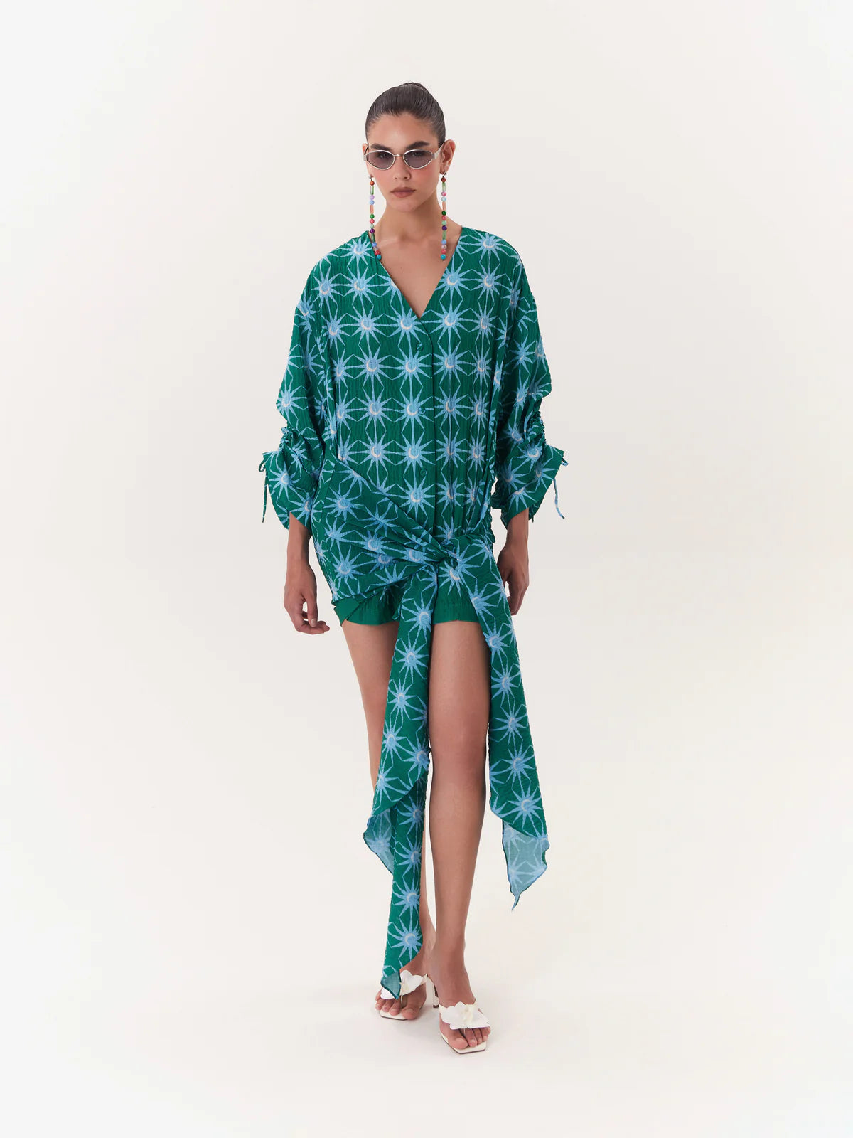 Mini Vestido Wrap Solar