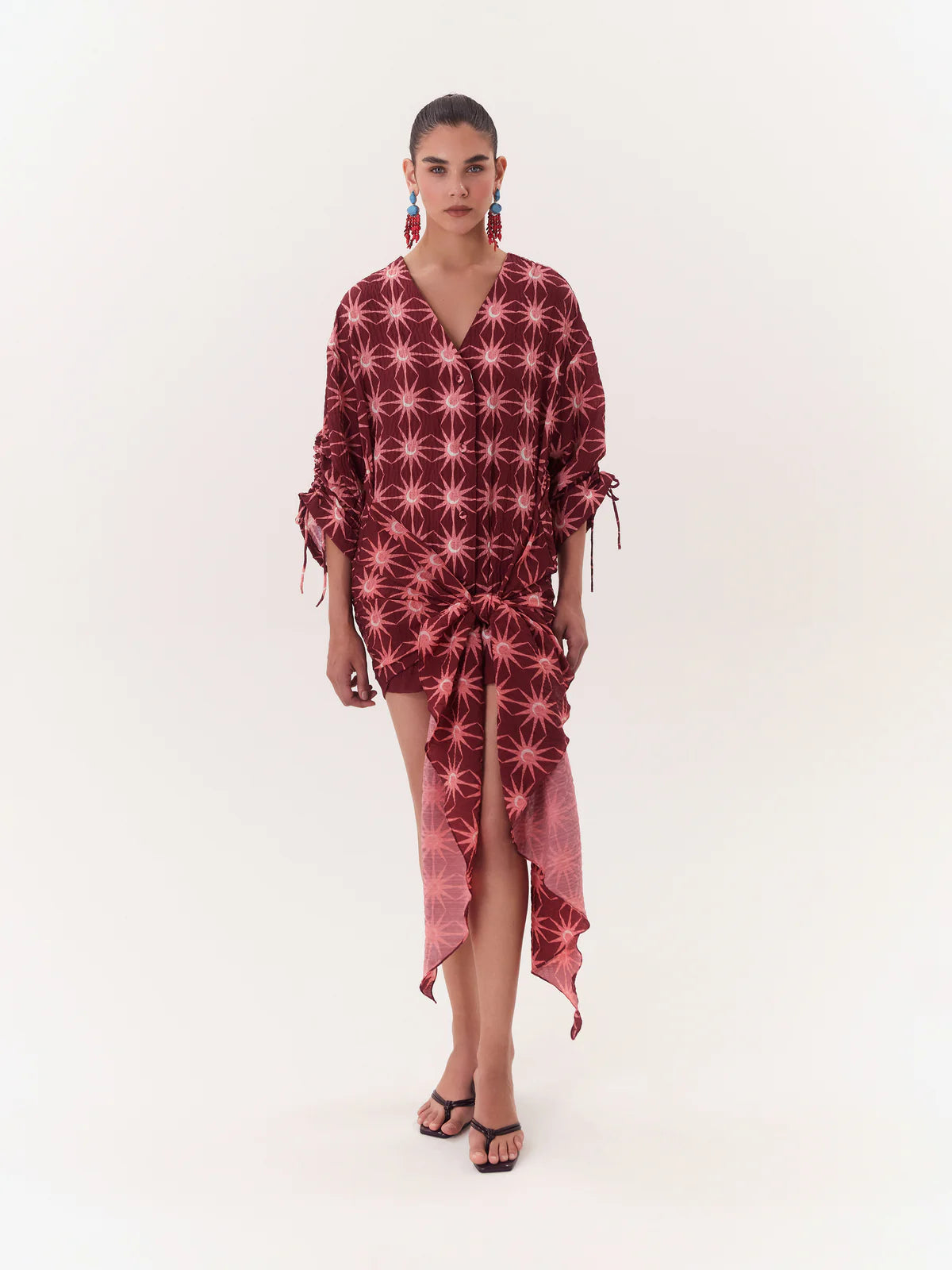 Mini Vestido Wrap Solar